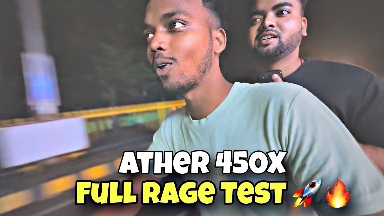 Full Range Test – Ather 450X 💔🔥 | 100% to 20% | 450x Rider 