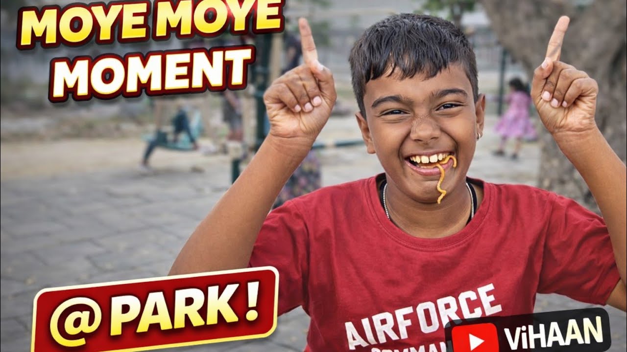 Moye Moye Moment with Vihaan in Park 🥰 