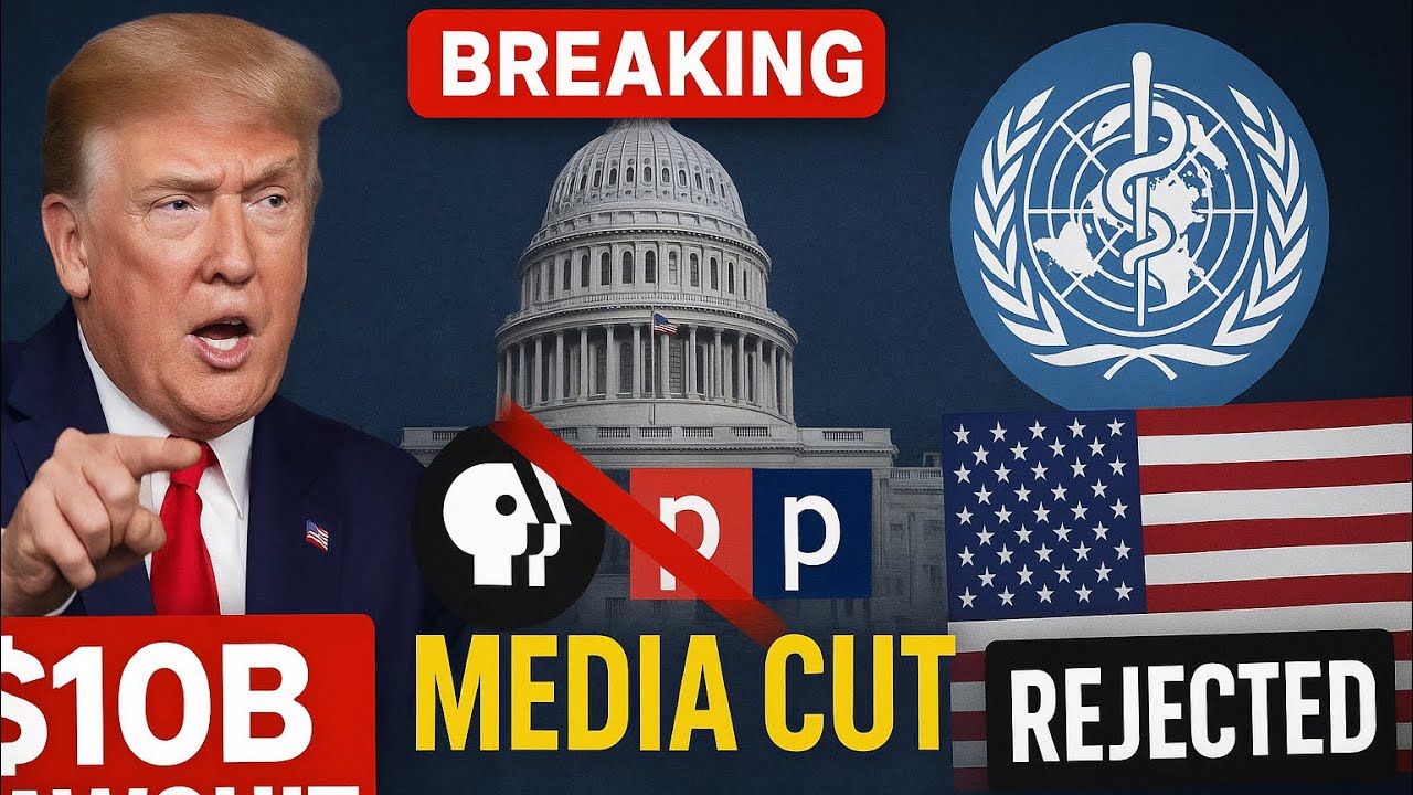 Trump SUES Wall Street Journal | U.S. Cuts Public Media | WHO Deal Rejected