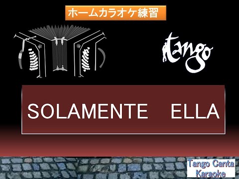 ホームカラオケ練習 SOLAMENTE ELLA 2(karaoke)