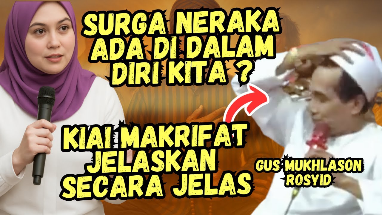SURGA NERAKA ADA DI DALAM DIRI KITA BEGINI PENJELASAN KIAI MAKRIFAT GUS MUKHLASON ROSYID