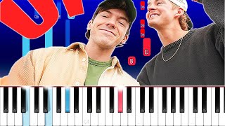 Forrest Frank & Connor Price - UP! (Piano Tutorial Advanced)