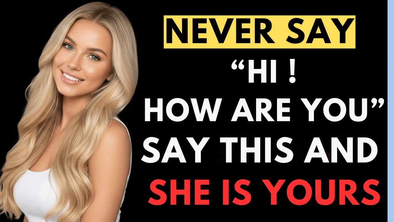 Say These 3 Magic Key Words and SHE Will Think About You Nonstop | Female Psychology