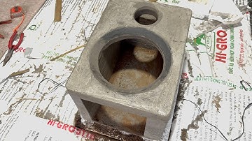 Cách Làm Bếp Củi Không khói Từ Thùng xốp #NTXDTT￼