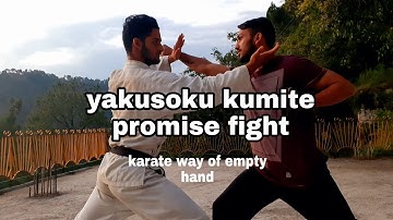 Yakusoku kumite Goju-Ryu/promise fight