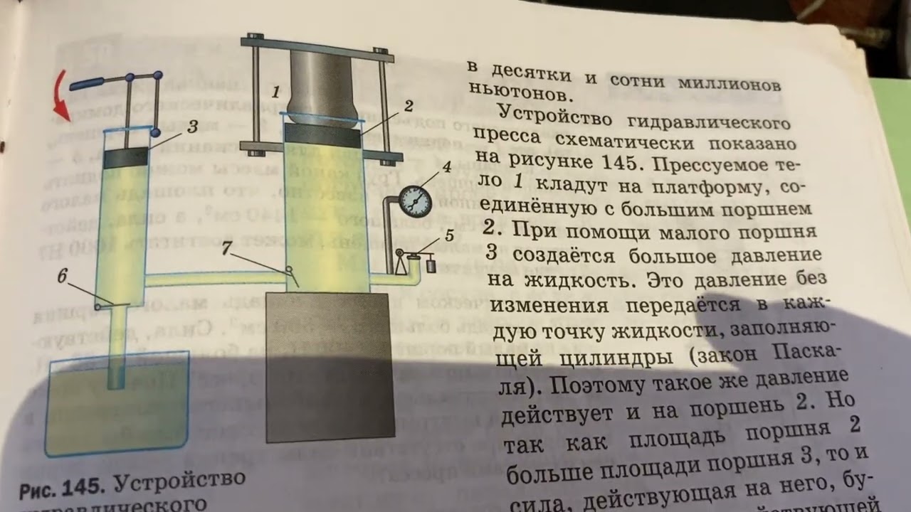 Физика/7 кл/Перышкин/Гидравлический пресс/12.04.22