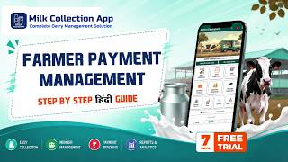 How to Manage Farmer Payment, Due & Paid in Milk Collection App | Dairy Payment Tutorial