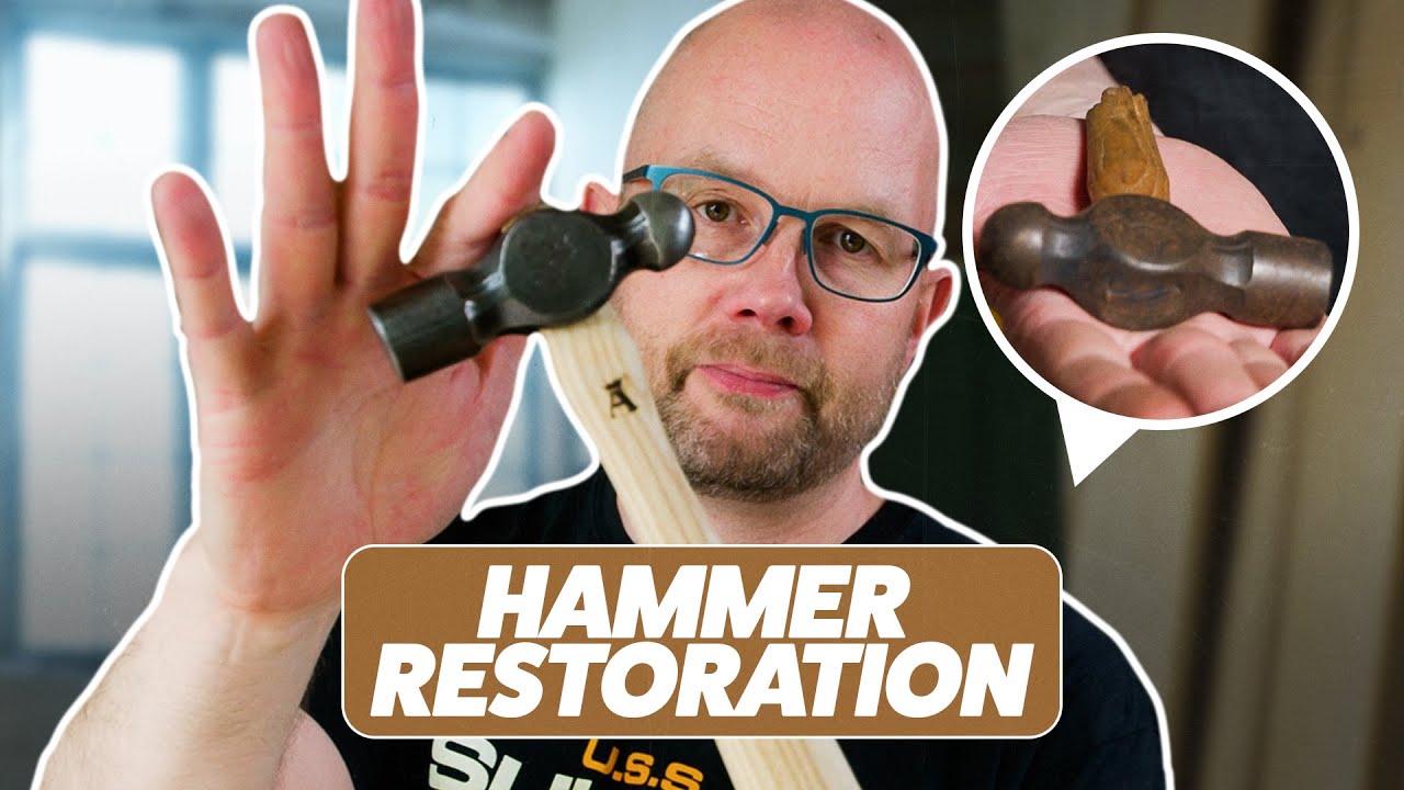 Anso Hammer works Restoring a Ball Peen Hammer YouTube