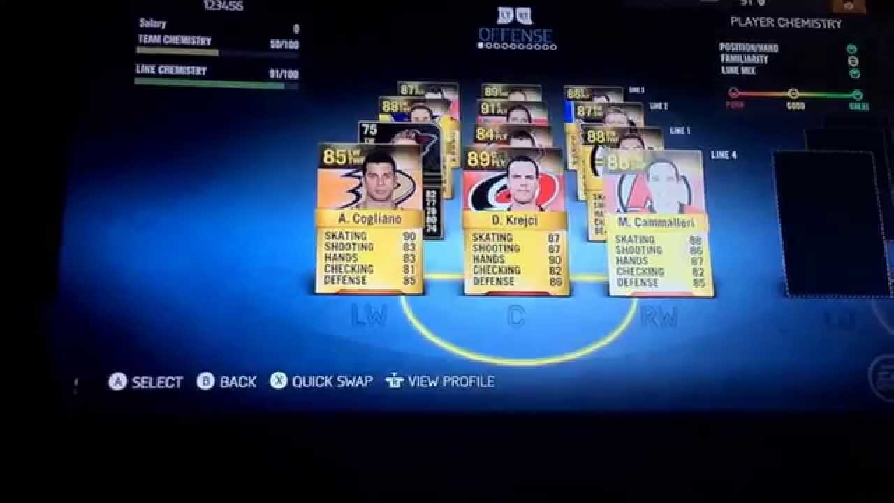 Nhl 15 Team Build
