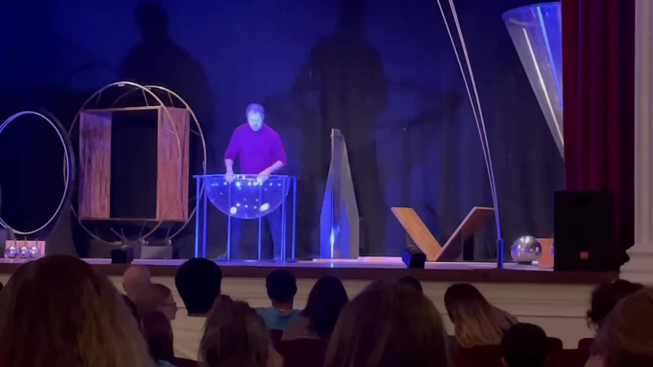 Professional Juggler Greg Kennedy kicked off SciFest weekend at