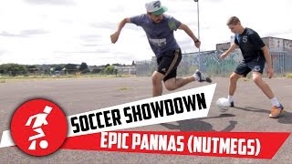 Soccer Showdown AMAZING panna skills (Nutmegs)