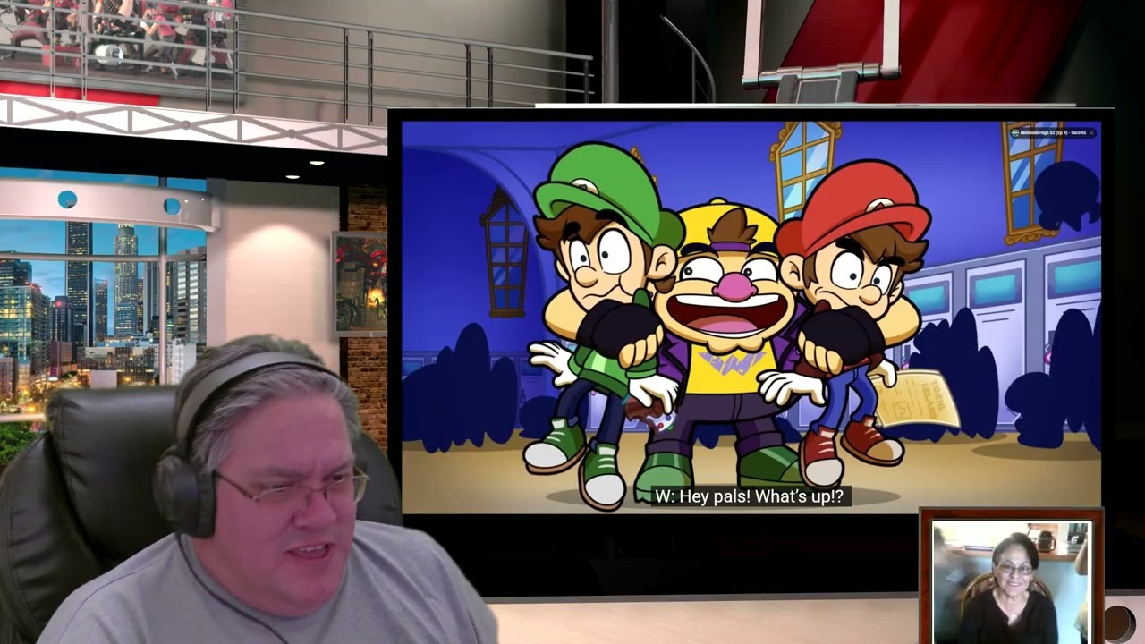 Ещё один момент, который я забыл упомянуть: реакция на 2 серию 3 сезона Nintendo High 