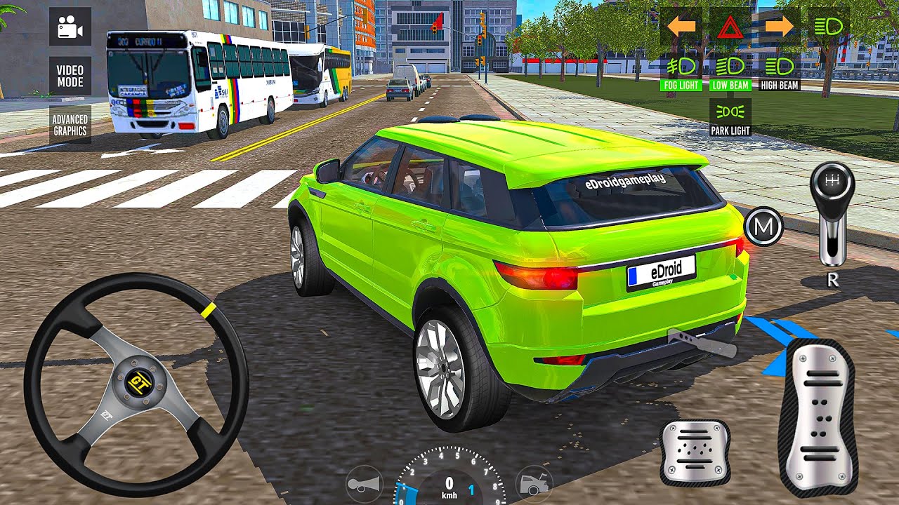 Car Parking Driving License School 3D: Rang Rover Evoque city parking mission - car android gameplay