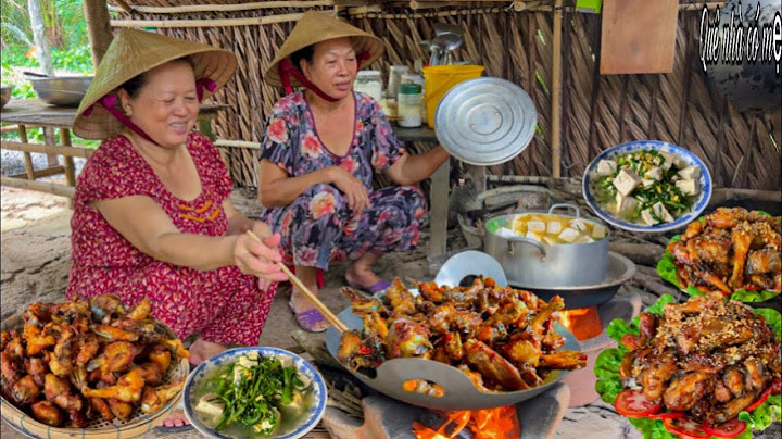 Gà Chiên Nước Mắm, Canh Hẹ Đậu Hủ | Bữa Cơm Quê Mẹ Nấu Làm Con Nhớ Nhà || Homesick meal