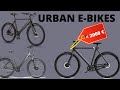 Die 5 besten Urban E-Bikes unter 2000 Euro