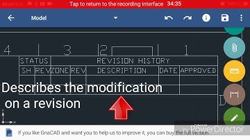 GnaCAD Tutorial on Title Block creation and components (part 4)