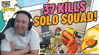 37 KILLS SOLO VS SQUAD !! PUBG MOBILE INDONESIA !! #pubgmobile #pubgmobilec6s16