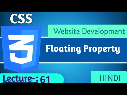 #61- Web Development | CSS | Floating  property | float:left,right,none;