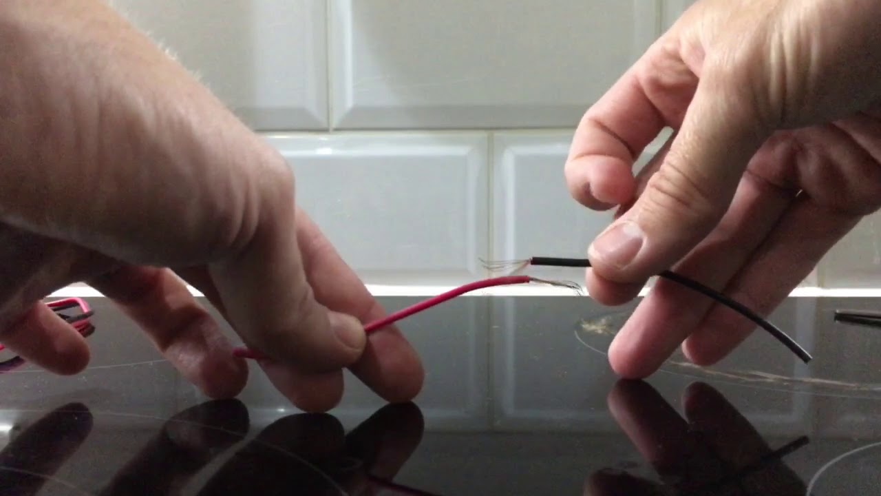 Stripping and joining auto wires without solder YouTube