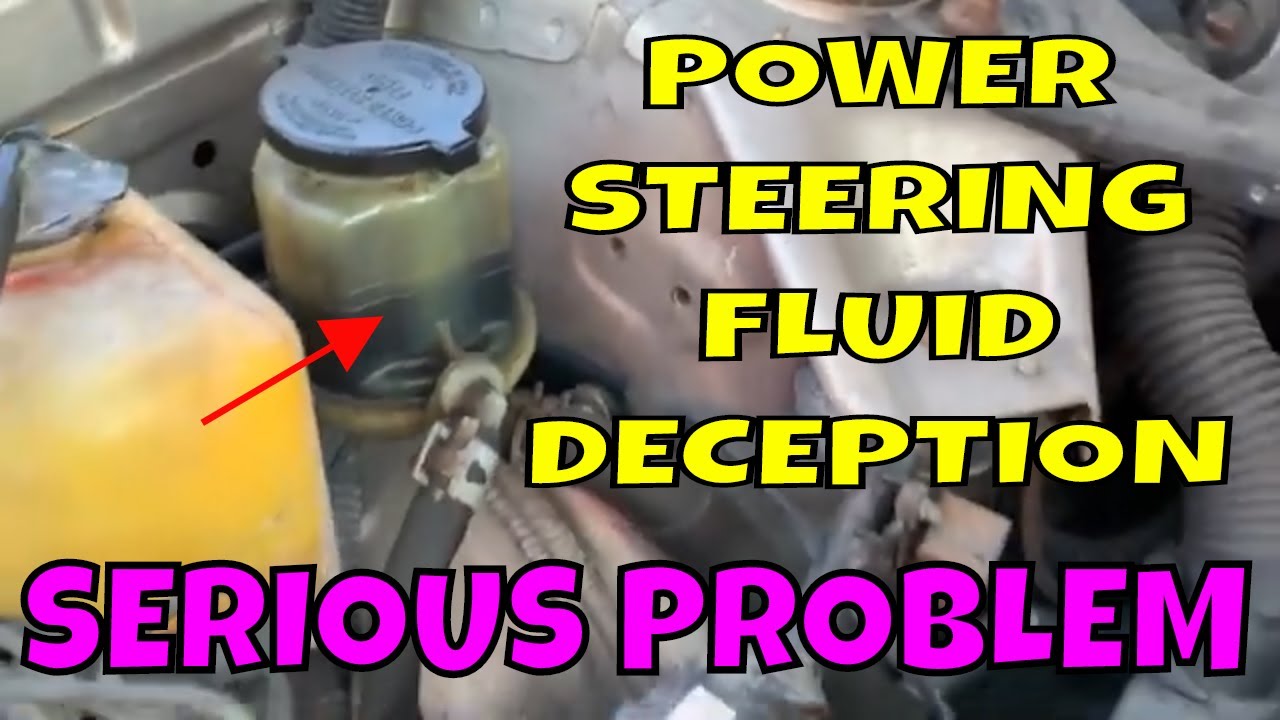 Toyota Highlander - Power Steering Fluid Level Deception Serious