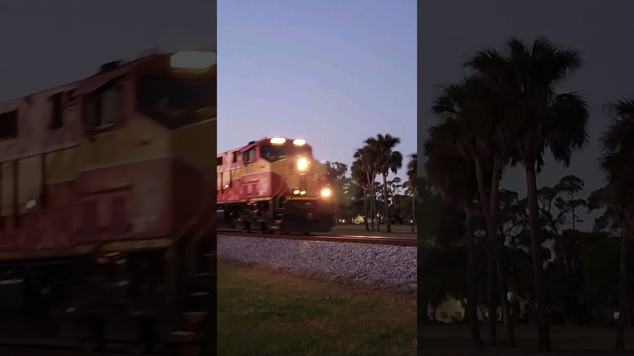Florida East Coast Railway FEC-107 at South Daytona Florida Mar. 16 2023 