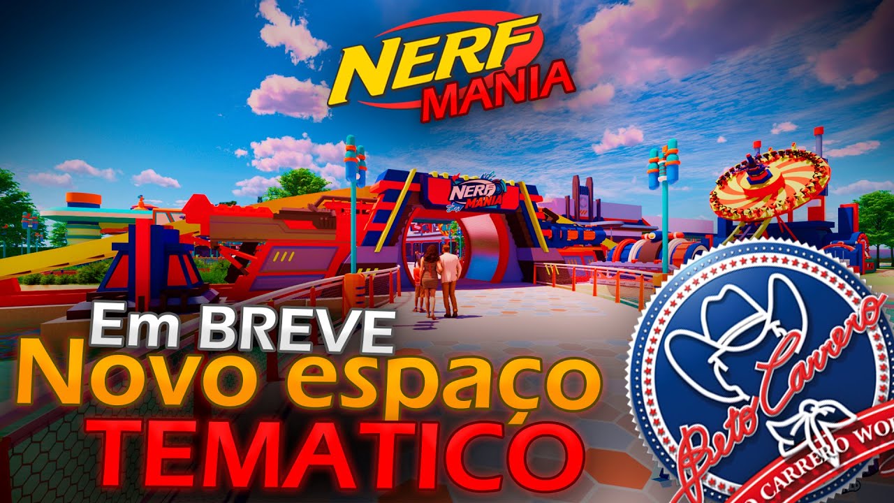 A Nerf Mania está chegando no Beto Carrero World! 