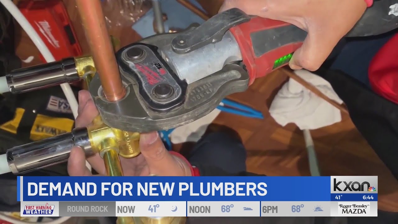 Demand for plumbers in Austin is high and will continue to get higher