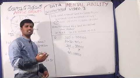 DATA INTERPRETATION:VIDEO-03 : PANCHAYATY SECRETARY
