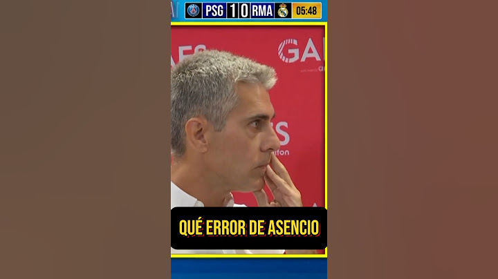 💥EL PRIMERO DEL PSG!! ERROR GARRAFAL DE ASENCIO Y GOL DE FABIÁN RUIZ! PSG vs REAL MADRID