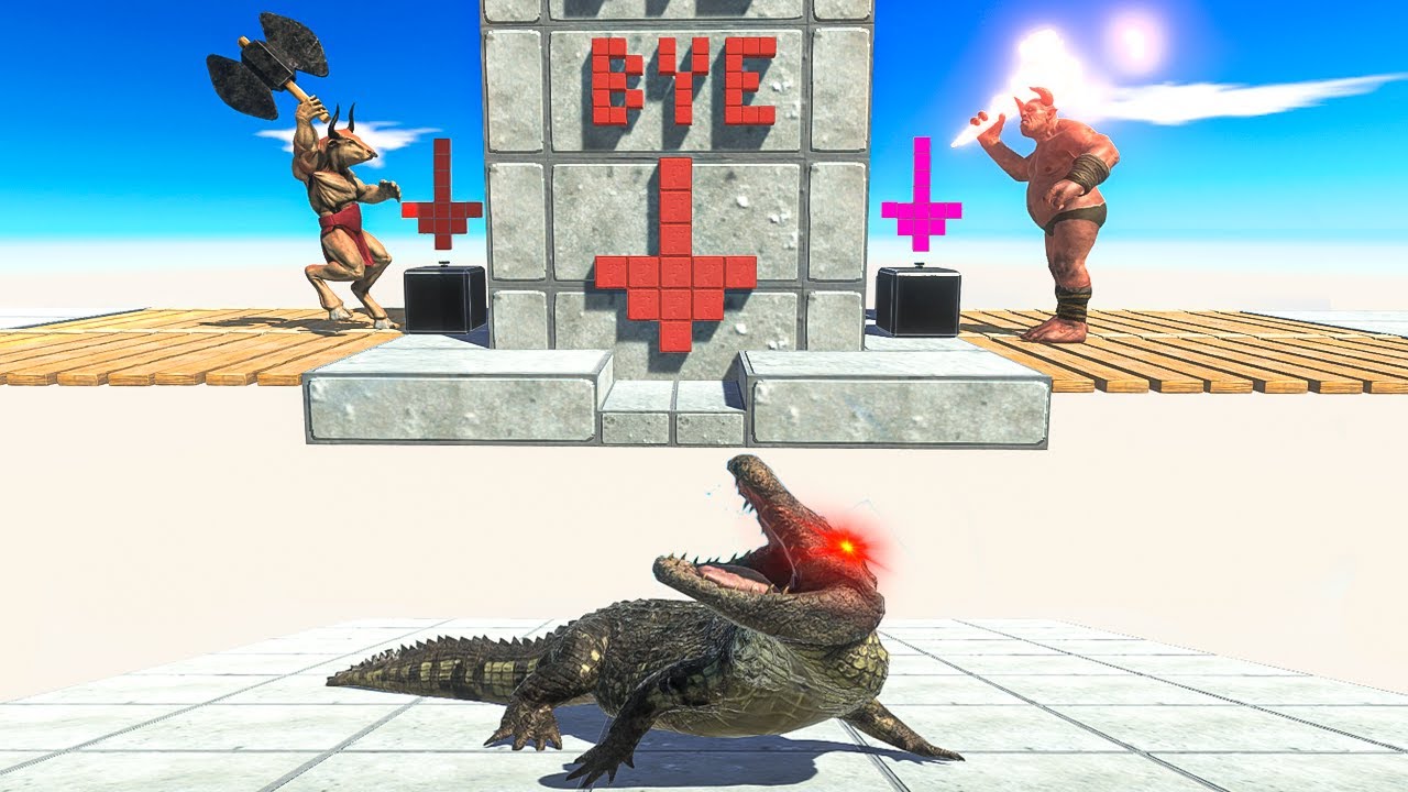 THE FALLING FLOOR CHALLENGE | Infernals Vs Fantasy - Animal Revolt Battle Simulator