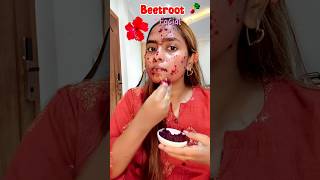 Viral beetroot facial ….. #skincare #facial #hydrafacial #beetroot facemask oot