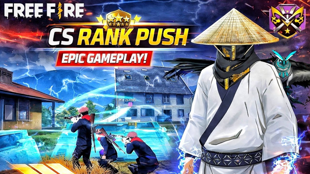 CS RANK PUSH UP 🔥 | SQUAD DOMINATION | ZEEROX FF | 2026