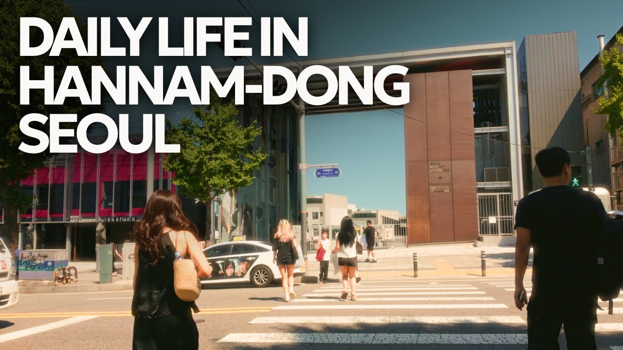 The Most Beautiful Day in HANNAM-dong - Walking Tour Seoul 🇰🇷 4K