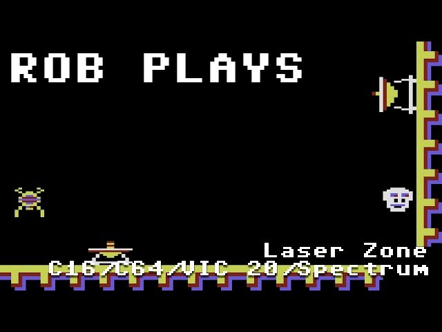 Laser Zone for VIC 20, C64, C16 & ZX Spectrum - A Rob Plays Review