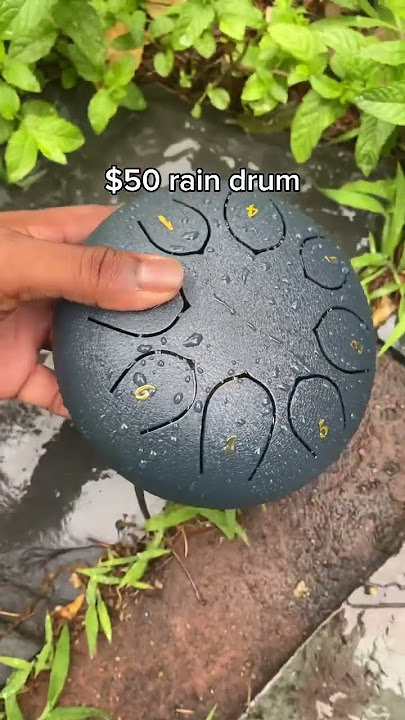 Another one is so relaxing 😌🎶 #raindrum #instrument #garden #home