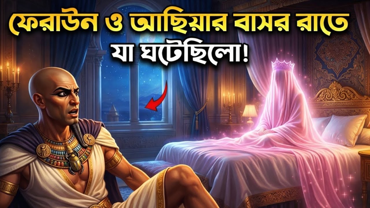 ফেরাউন ও আছিয়ার বাসর রাতে কী ঘটেছিল? ফেরাউনের হাত কেন অবশ হয়ে গিয়েছিল? | ইসলামিক কাহিনী | JIM