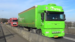 4K trucks, brug Munnikensteeg, Zwijndrecht, 17 MAR 2020,  51.82759 4.60760