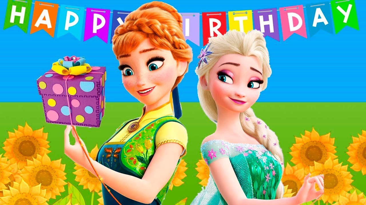🎵🎈Happy Birthday 🎁 FROZEN FEVER ️Happy Birthday Song 🎶 Surprise Party 🎀