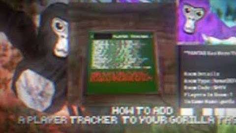 How to add a player tracker to your gorilla tag copy