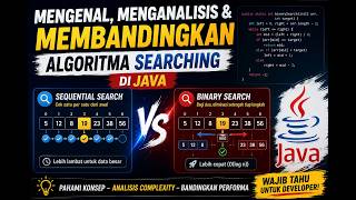 Mengenal menganalisis dan membandingankan algoritma searching (Binary dan sequential)  di java