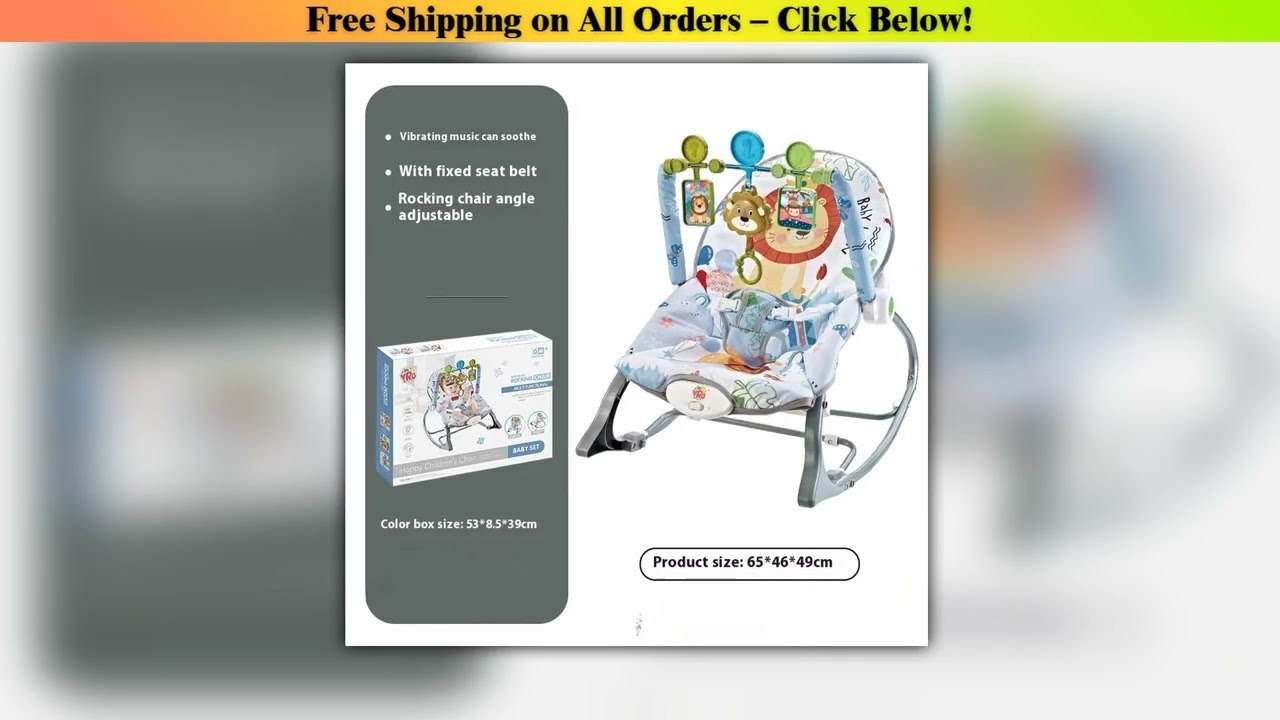 Baby Rocking Chair Toy Newborn Baby Sleep Aid Soothing Recliner Rocking Chair Wholesale Best