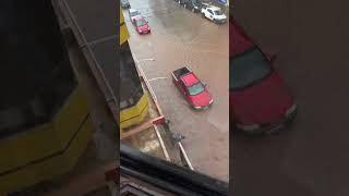 Ruas alagadas em Tapejara #tapejara #chuva #temporal #rs