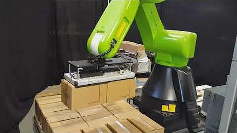Dual Robotic Pallet Cell with Collaborative Robot