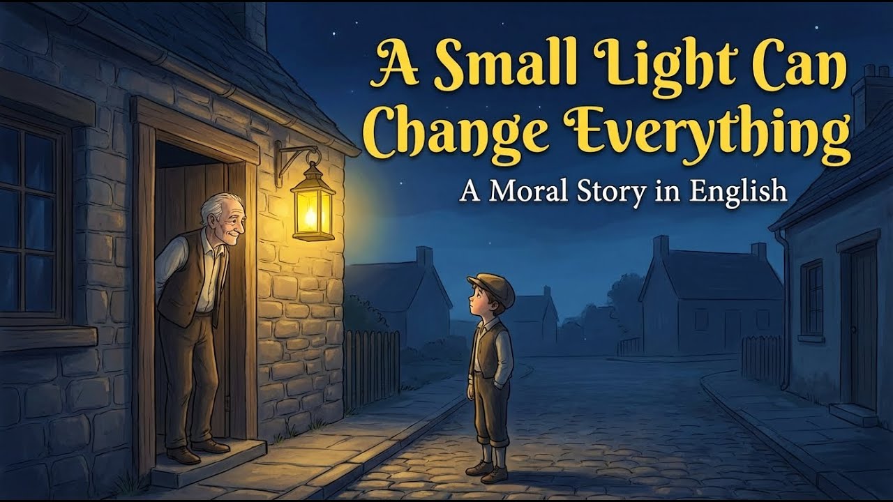 The Quiet Lamp | A Calm Moral Story in English for Learning