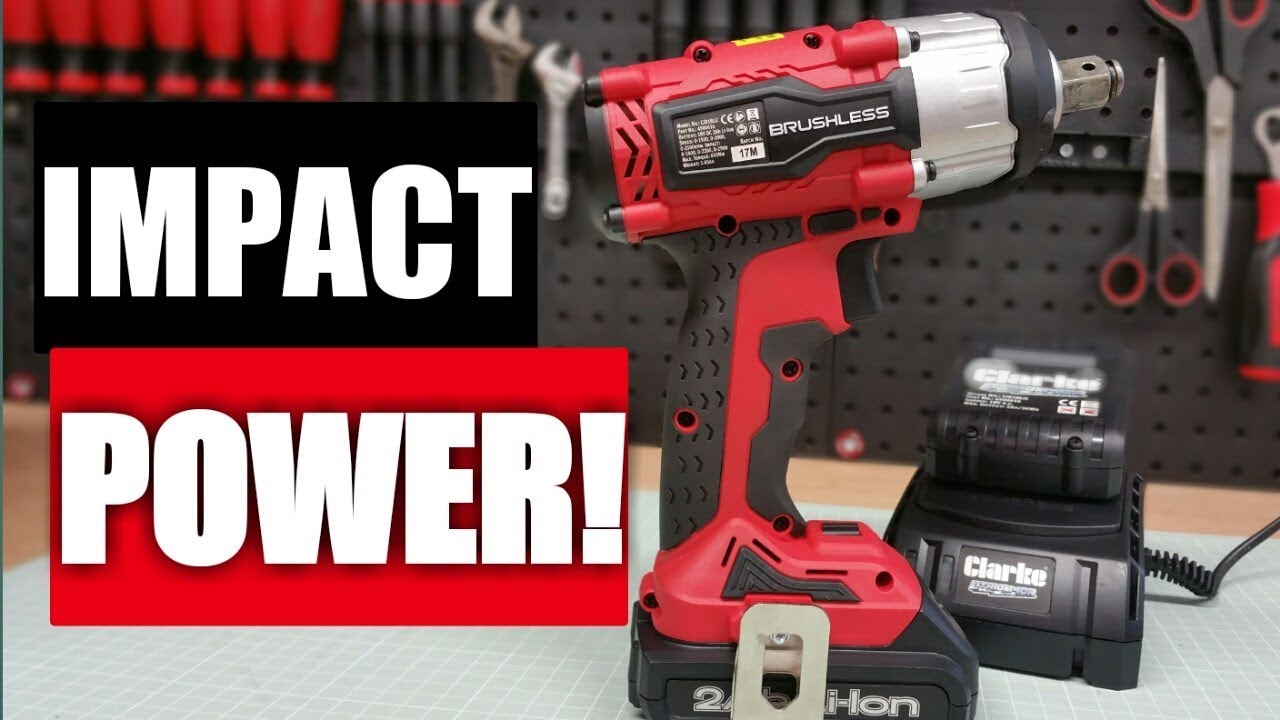 Clarke CIR18LIC Impact Wrench - YouTube