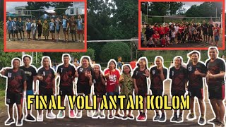 Serunya.. Final Voli Antara Kolom 8 Dan Kolom 5 I Sagerat Weru Satu
