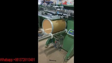 Paper bucket screen printing machine