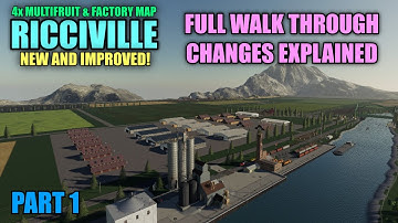 Part 1 Updated Ricciville 4x Map Multiplayer Letsplay Farming Simulator 19