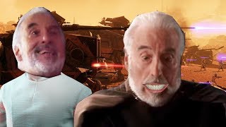 Count Dooku verbally abuses the battlefield