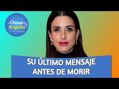 Este fue el último mensaje de Verónica Toussaint antes de morir #omaryargelia #siempreenfamilia